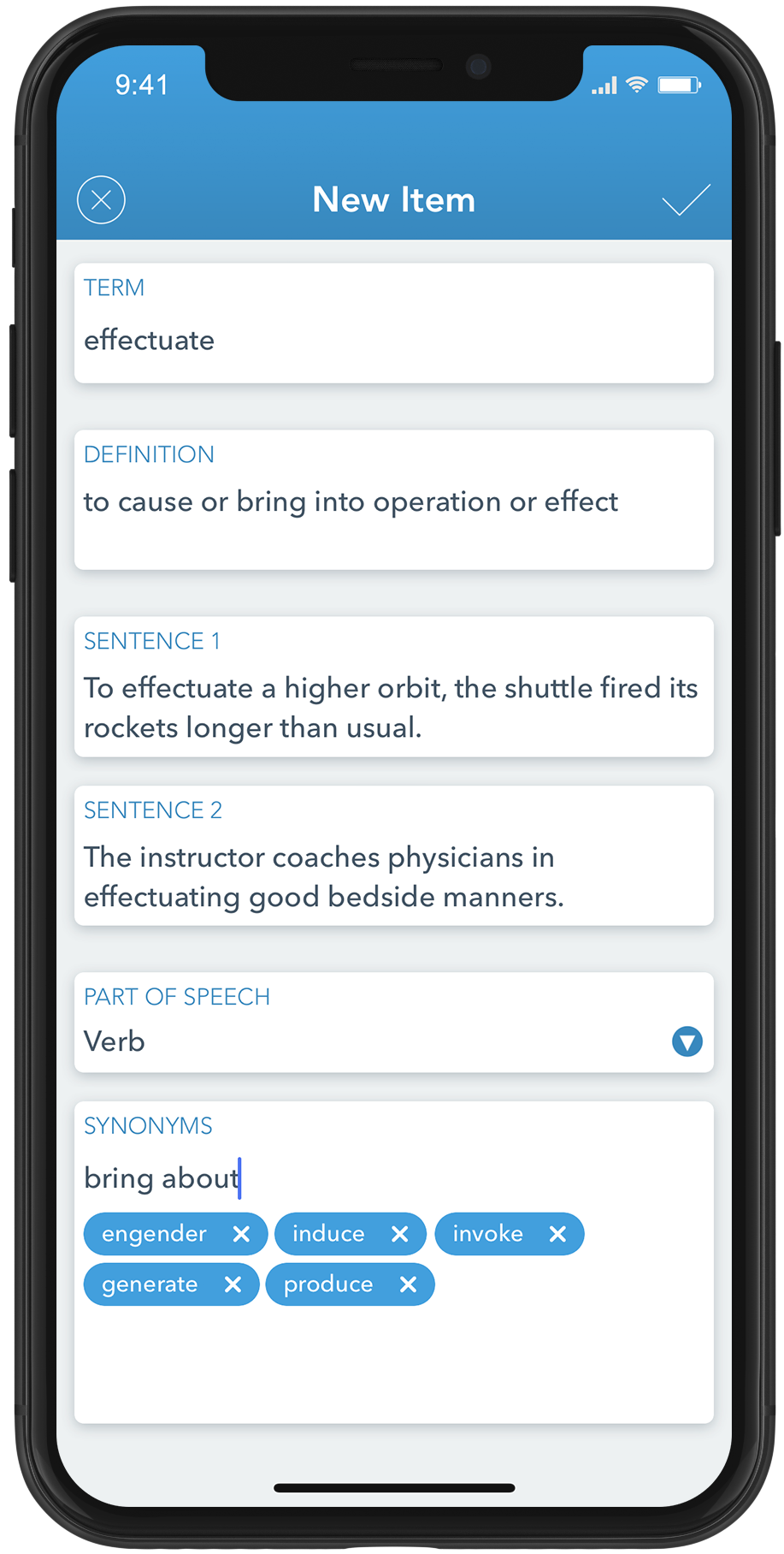 Create and organize your own study content